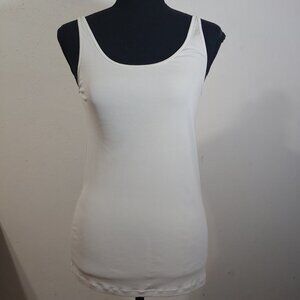 EILEEN FISHER  STRETCH SILK  SHELL JERSEY  TANK  TOP SMALL